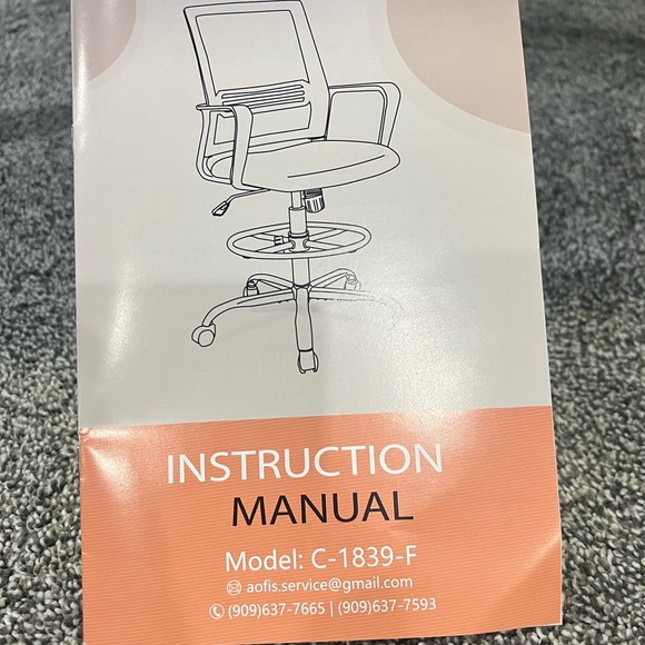 Brand New Tall Ergonomic Office Drafting Chair - Picture 5 of 11